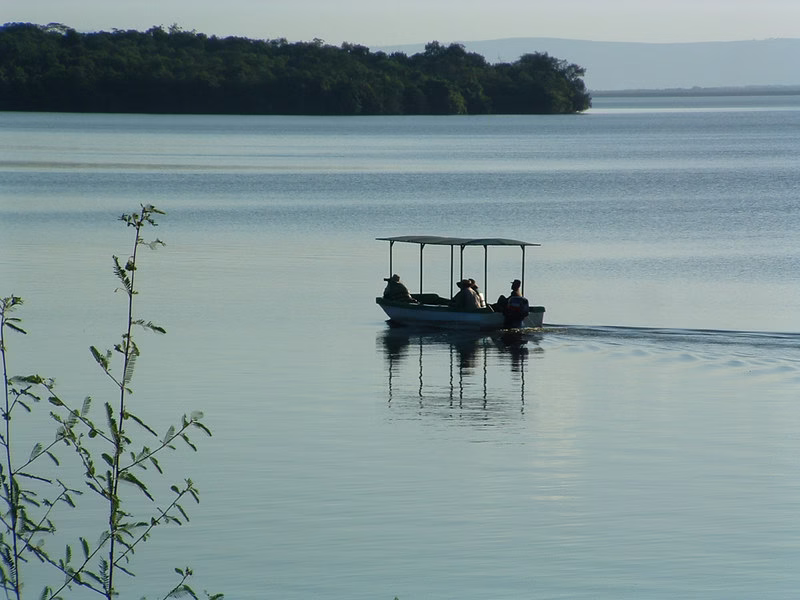 Boat cruise in Lake Mburo national park