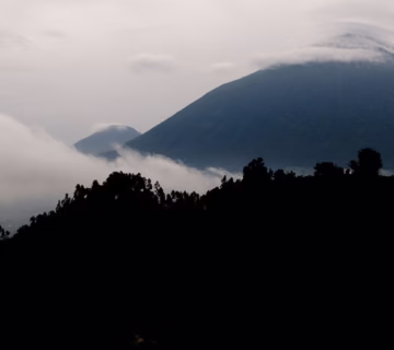 Climbing Mount Gahinga