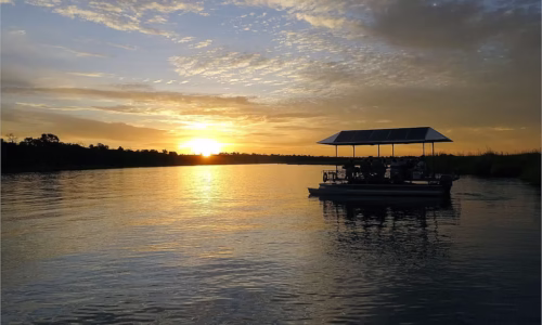 Game drive & boat cruise.