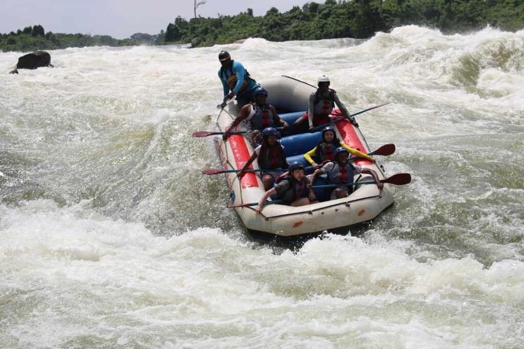 Rafting in jinja