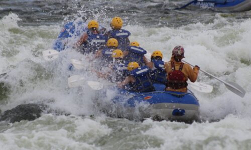 Whitewater rafting in jinja