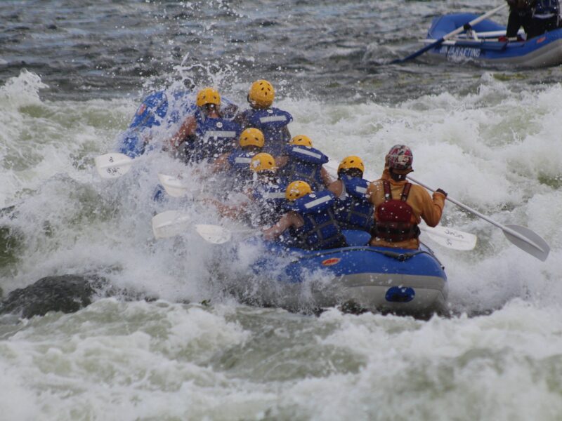 Whitewater rafting in jinja